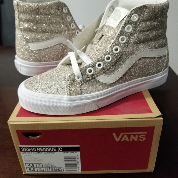 chunky glitter vans